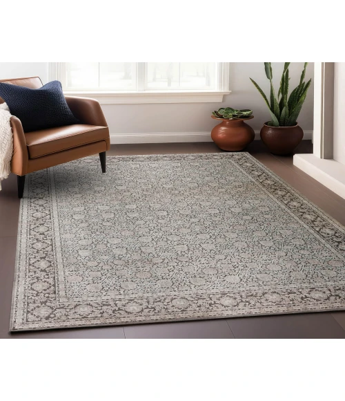 Dalyn Vizcia VZ1 Gray 1'8" x 2'6" Rug
