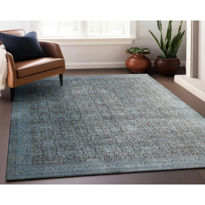 Dalyn Vizcia VZ2 Blue 1'8" x 2'6" Rug