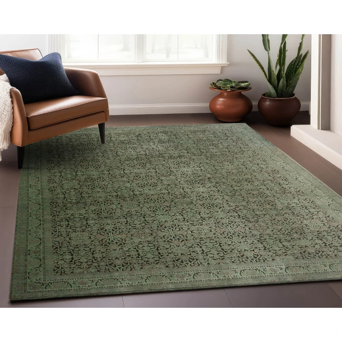 Dalyn Vizcia VZ2 Green 2'6" x 7'8" Runner Rug