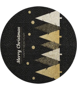 Dalyn Wonderland Black WN11 8ft. x 8ft. Rug