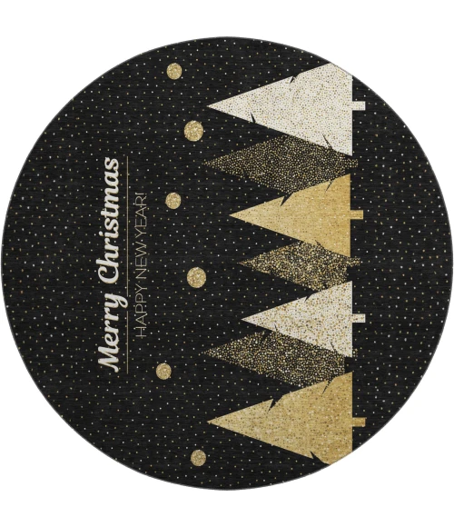 Dalyn Wonderland Black WN11 8ft. x 8ft. Rug