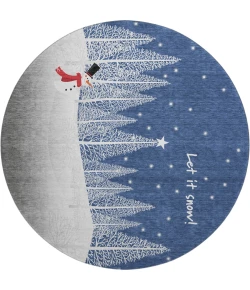 Dalyn Wonderland Blue WN12 8ft. x 8ft. Rug