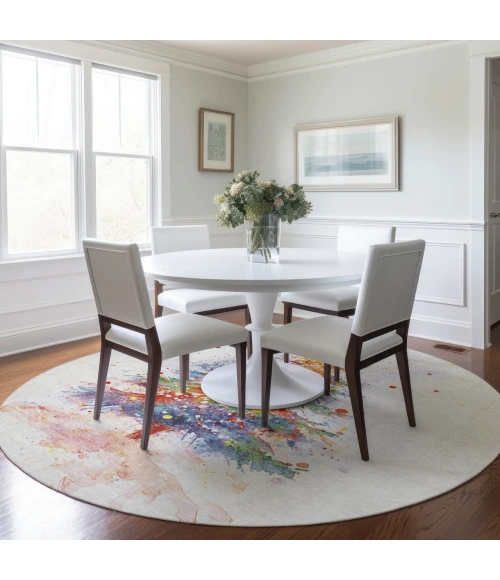 Dalyn Wonderland Ivory WN17 8ft. x 8ft. Rug