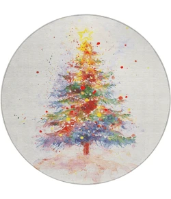 Dalyn Wonderland Ivory WN17 8ft. x 8ft. Rug