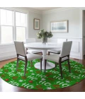 Dalyn Wonderland Green WN18 8ft. x 8ft. Rug