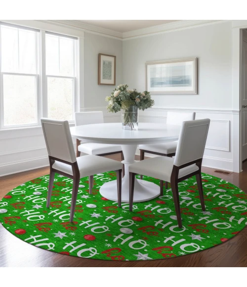 Dalyn Wonderland Green WN18 8ft. x 8ft. Rug