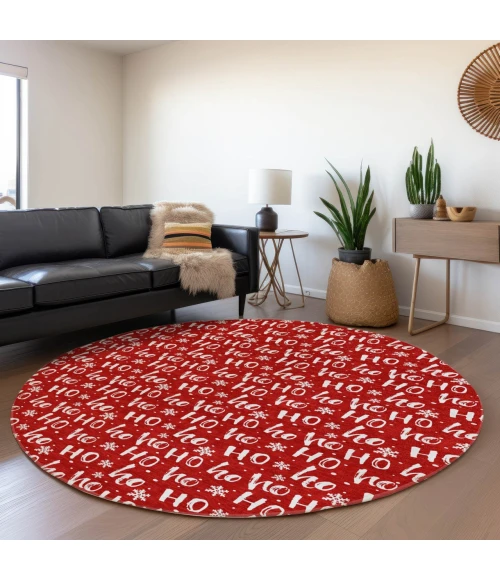 Dalyn Wonderland Red WN22 8ft. x 8ft. Rug