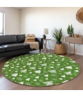 Dalyn Wonderland Green WN23 8ft. x 8ft. Rug