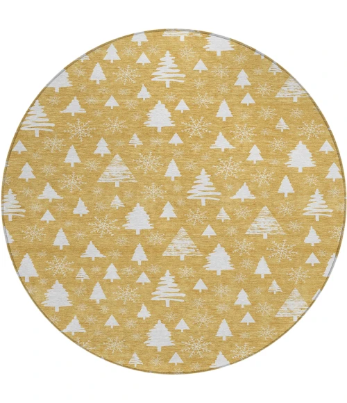 Dalyn Wonderland Gold WN23 8ft. x 8ft. Rug