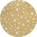 Dalyn Wonderland Gold WN23 8ft. x 8ft. Rug