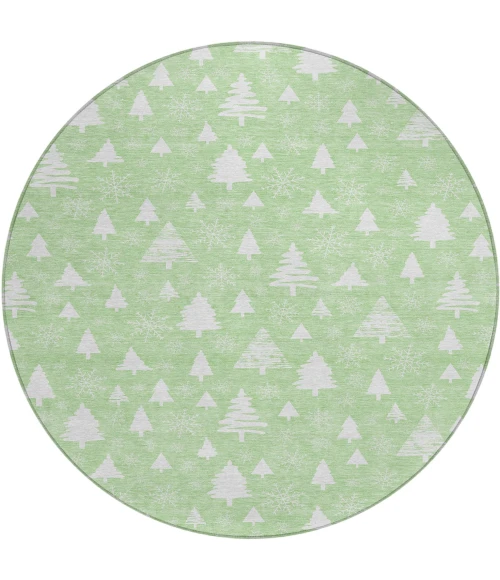 Dalyn Wonderland Green WN23 8ft. x 8ft. Rug