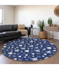 Dalyn Wonderland Blue WN23 8ft. x 8ft. Rug