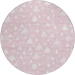 Dalyn Wonderland Pink WN23 8ft. x 8ft. Rug