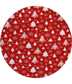 Dalyn Wonderland Red WN23 8ft. x 8ft. Rug