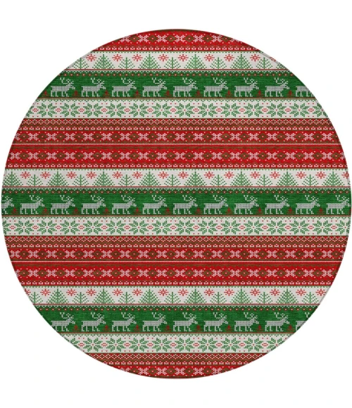 Dalyn Wonderland Red WN26 8ft. x 8ft. Rug