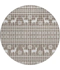 Dalyn Wonderland Brown WN28 8ft. x 8ft. Rug
