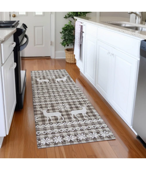 Dalyn Wonderland Brown WN28 2ft.3in. x 7ft.6in. Rug