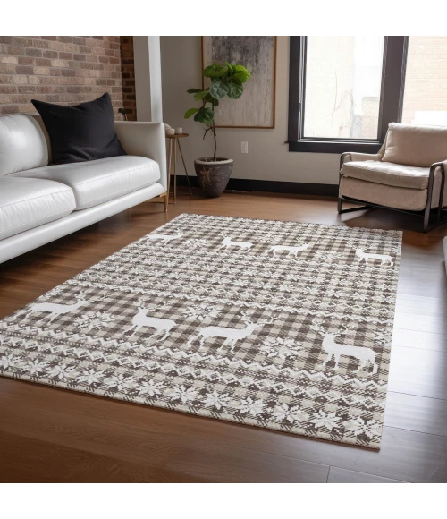 Dalyn Wonderland Brown WN28 5ft. x 7ft.6in. Rug