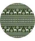 Dalyn Wonderland Green WN28 8ft. x 8ft. Rug