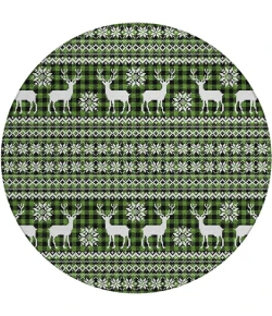 Dalyn Wonderland Green WN28 8ft. x 8ft. Rug