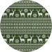 Dalyn Wonderland Green WN28 8ft. x 8ft. Rug