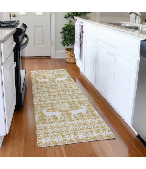 Dalyn Wonderland Gold WN28 2ft.3in. x 7ft.6in. Rug