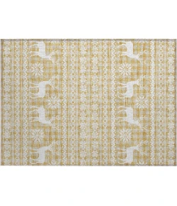 Dalyn Wonderland Gold WN28 1ft.8in. x 2ft.6in. Rug