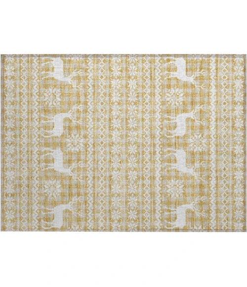 Dalyn Wonderland Gold WN28 1ft.8in. x 2ft.6in. Rug