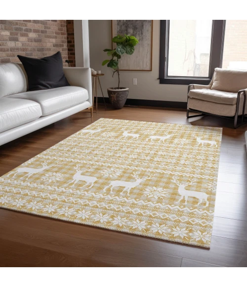 Dalyn Wonderland Gold WN28 3ft. x 5ft. Rug