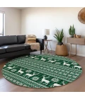 Dalyn Wonderland Green WN28 8ft. x 8ft. Rug