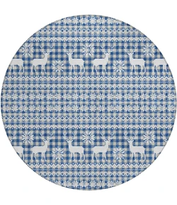 Dalyn Wonderland Blue WN28 8ft. x 8ft. Rug