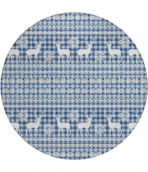Dalyn Wonderland Blue WN28 8ft. x 8ft. Rug