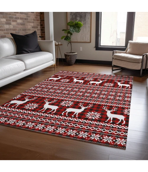 Dalyn Wonderland Red WN28 8ft. x 10ft. Rug