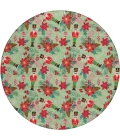 Dalyn Wonderland Green WN30 8ft. x 8ft. Rug