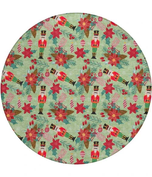 Dalyn Wonderland Green WN30 8ft. x 8ft. Rug