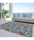 Dalyn Wonderland Teal WN30 3ft. x 5ft. Rug