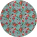 Dalyn Wonderland Teal WN30 8ft. x 8ft. Rug