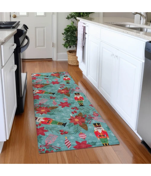 Dalyn Wonderland Teal WN30 2ft.3in. x 7ft.6in. Rug