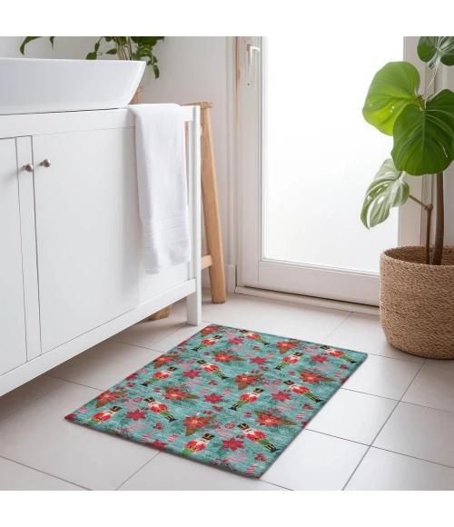 Dalyn Wonderland Teal WN30 1ft.8in. x 2ft.6in. Rug