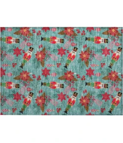 Dalyn Wonderland Teal WN30 1ft.8in. x 2ft.6in. Rug