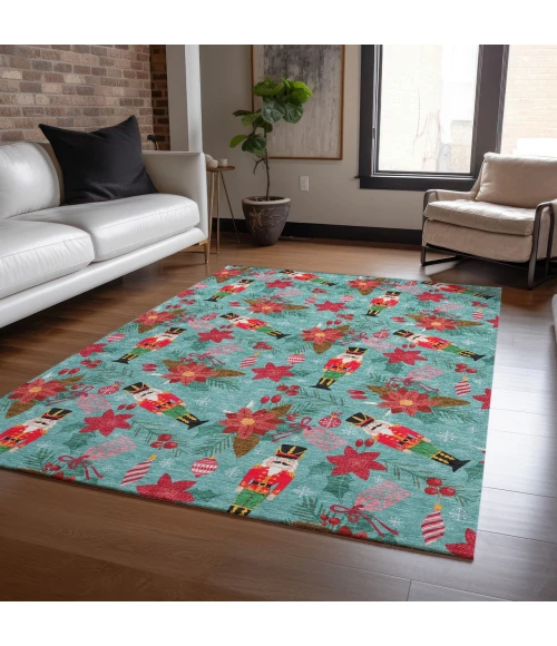 Dalyn Wonderland Teal WN30 3ft. x 5ft. Rug