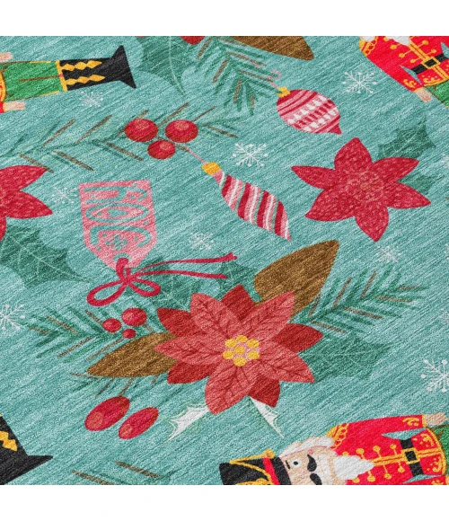 Dalyn Wonderland Teal WN30 8ft. x 8ft. Rug