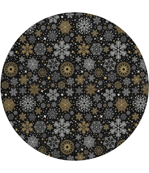 Dalyn Wonderland Black WN31 8ft. x 8ft. Rug