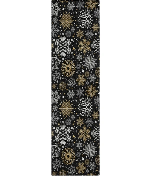 Dalyn Wonderland Black WN31 2ft.3in. x 7ft.6in. Rug