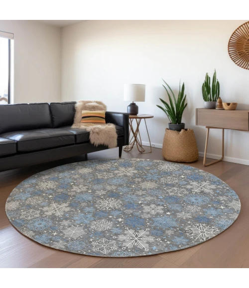 Dalyn Wonderland Gray WN31 8ft. x 8ft. Rug