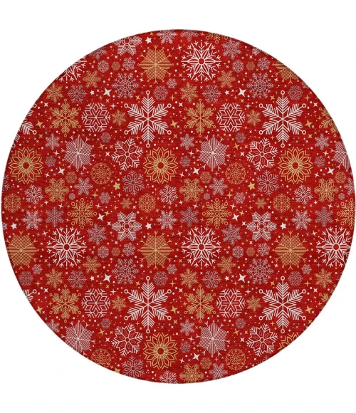Dalyn Wonderland Red WN31 8ft. x 8ft. Rug