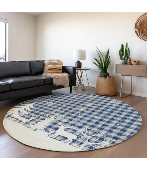 Dalyn Wonderland Blue WN32 8ft. x 8ft. Rug