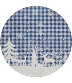 Dalyn Wonderland Blue WN32 8ft. x 8ft. Rug