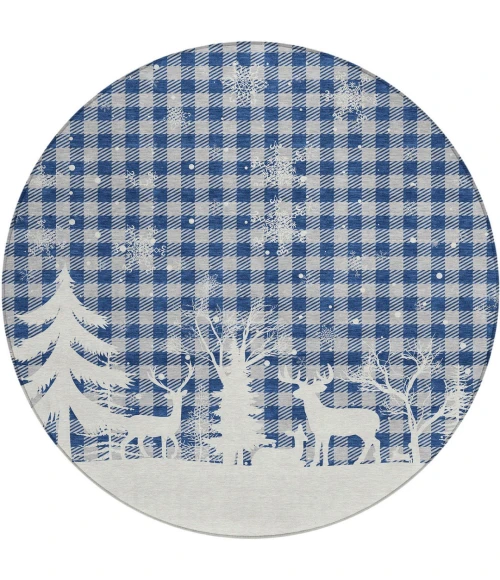 Dalyn Wonderland Blue WN32 8ft. x 8ft. Rug