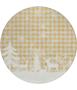 Dalyn Wonderland Gold WN32 8ft. x 8ft. Rug